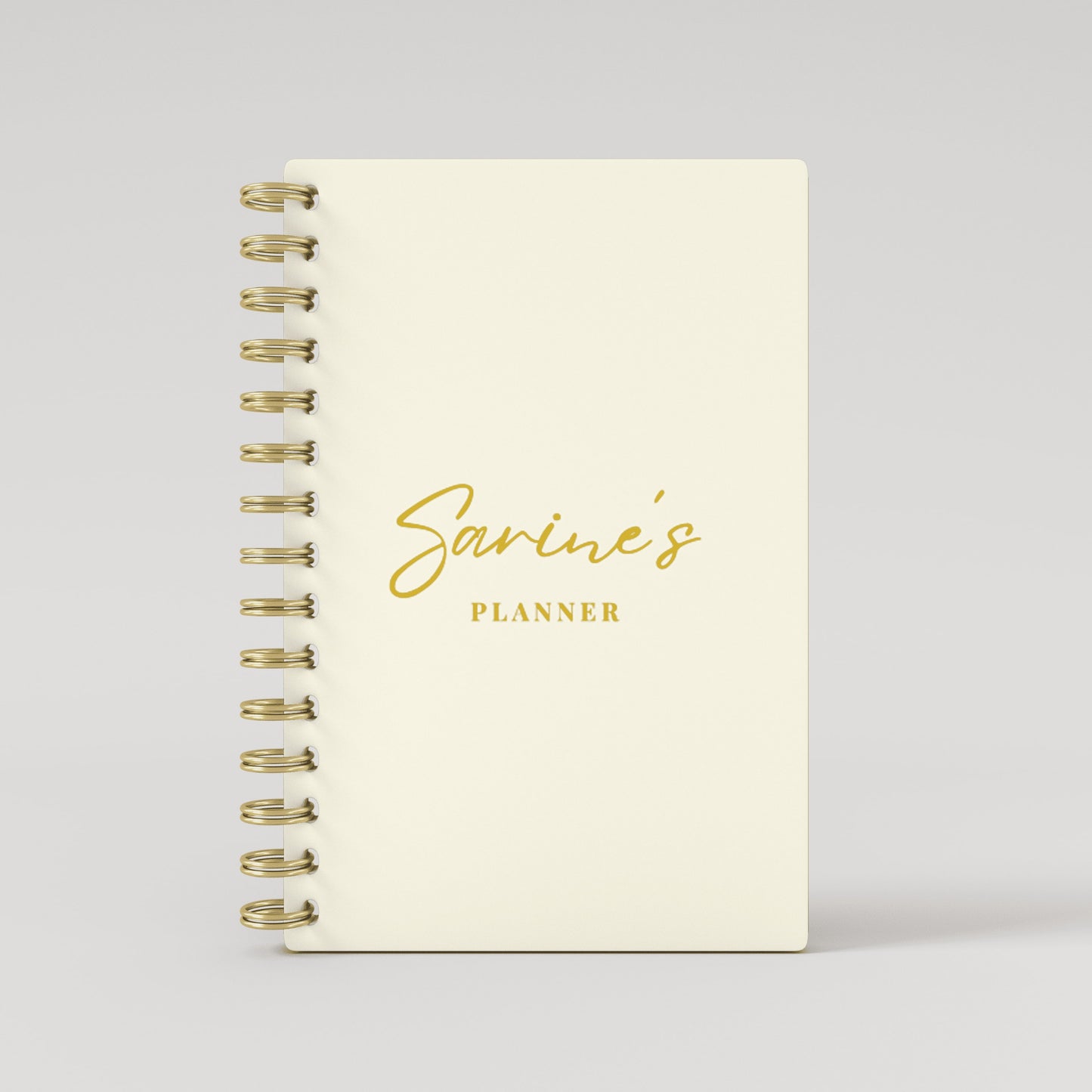 Name Solid Foil Lined Notebook