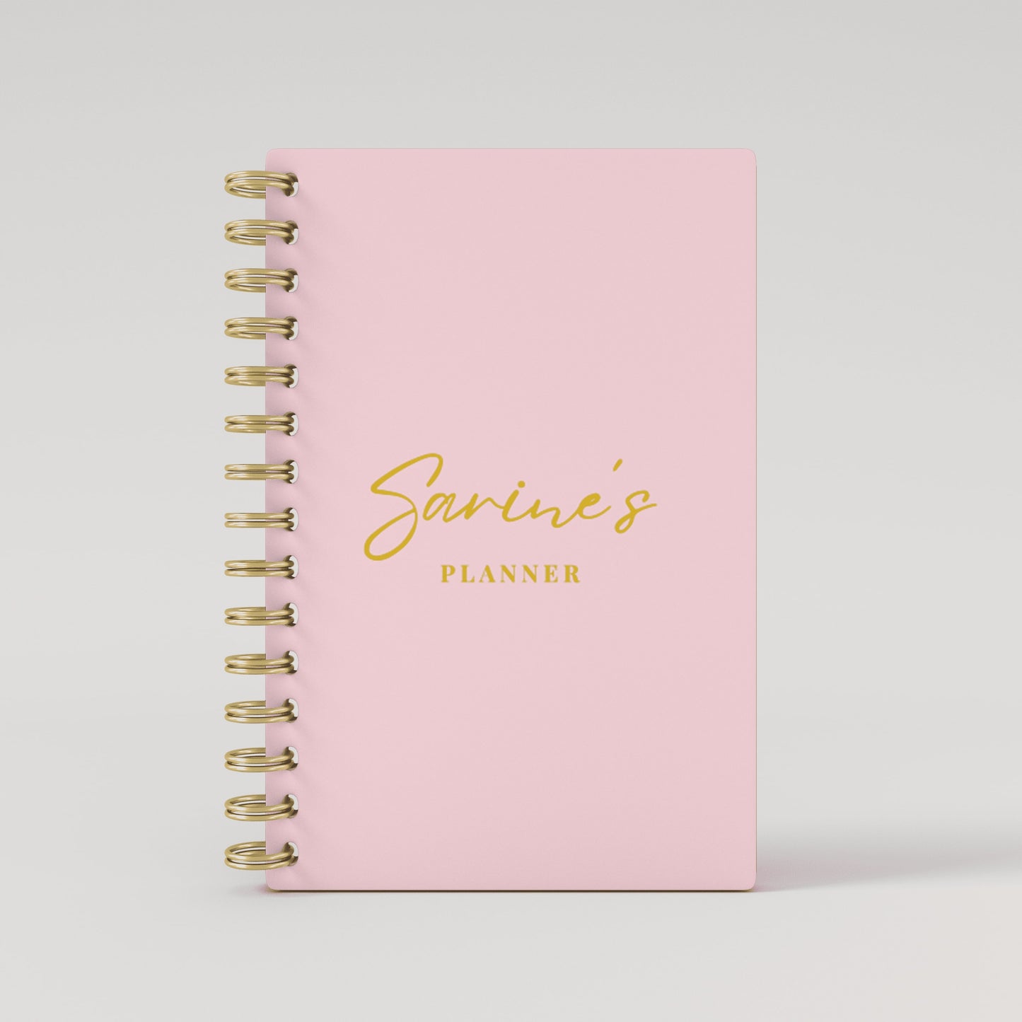 Name Solid Foil Lined Notebook