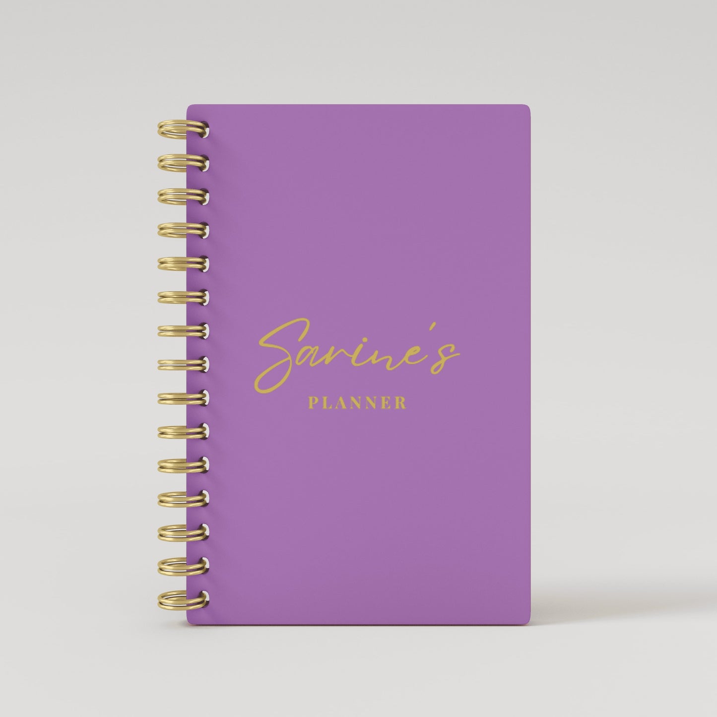 Name Solid Foil Lined Notebook