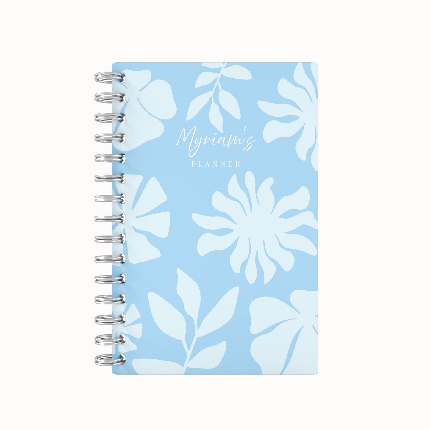 Abstract Leaves Undated Daily Planner