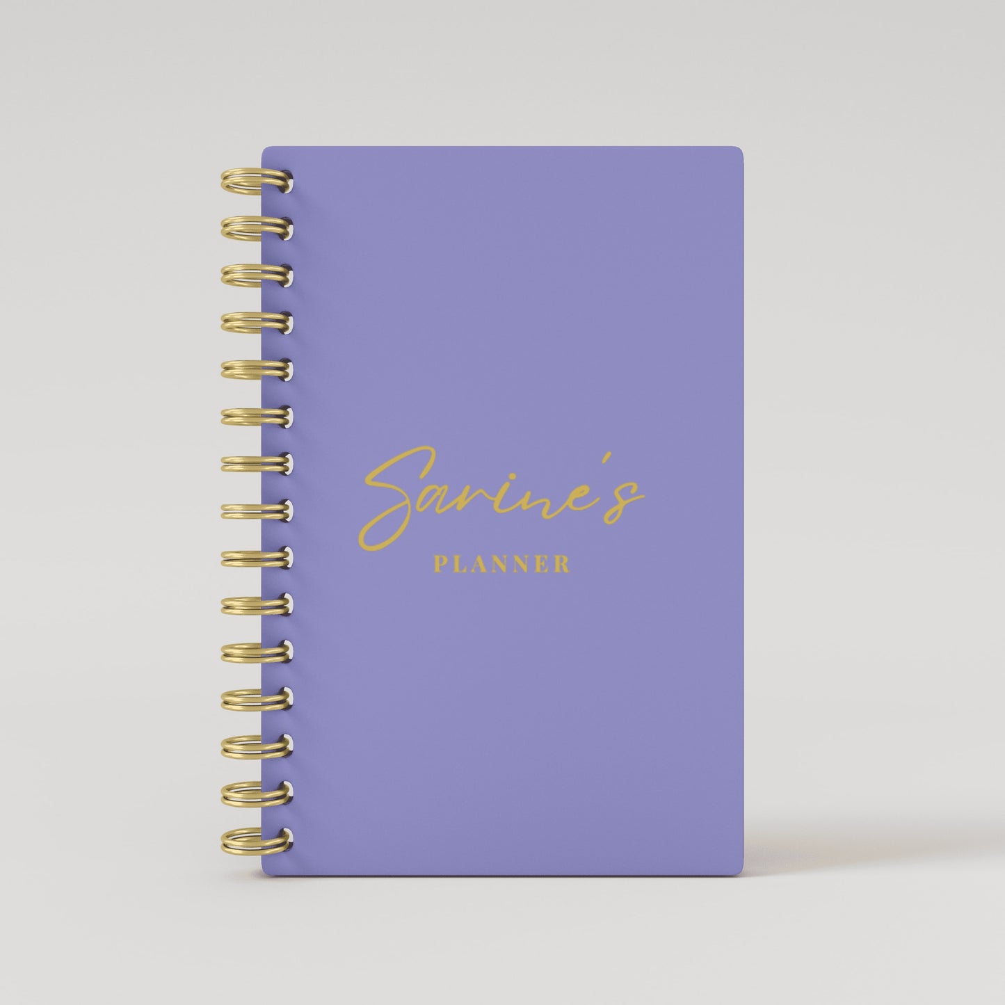 Name Solid Foil Lined Notebook