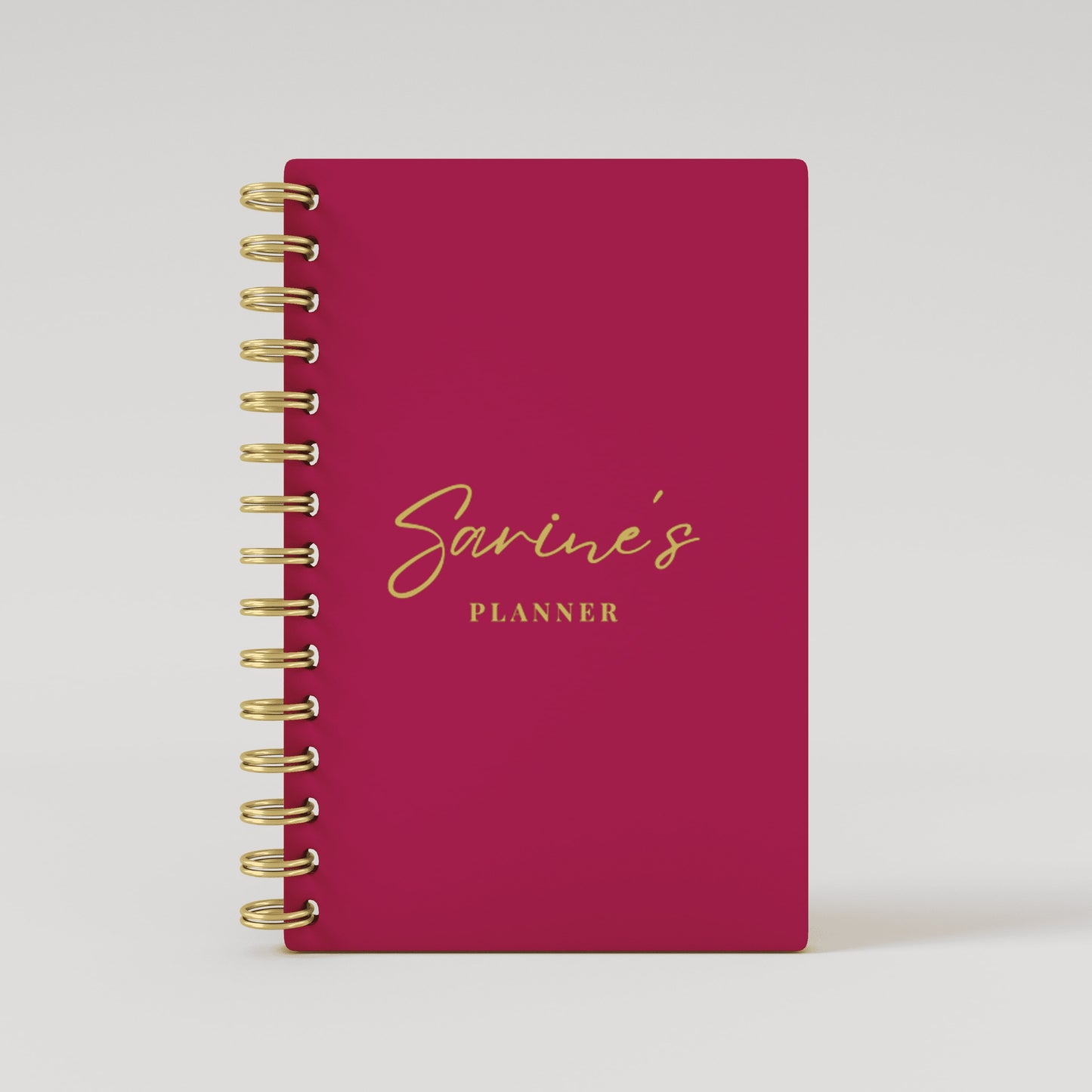 Name Solid Foil Lined Notebook
