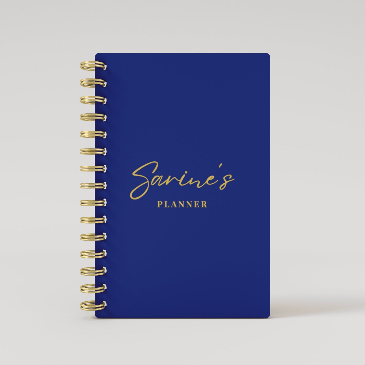 Name Solid Foil Lined Notebook