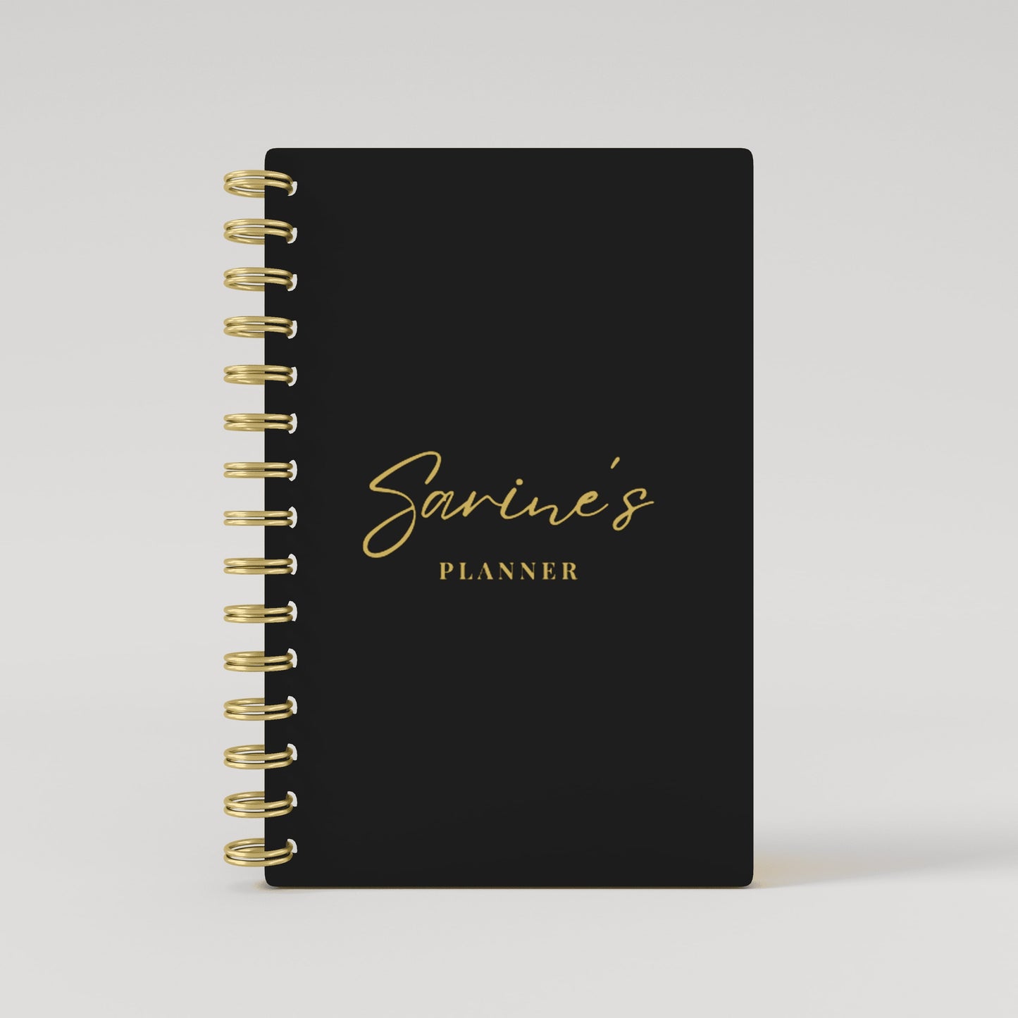 Name Solid Foil Lined Notebook