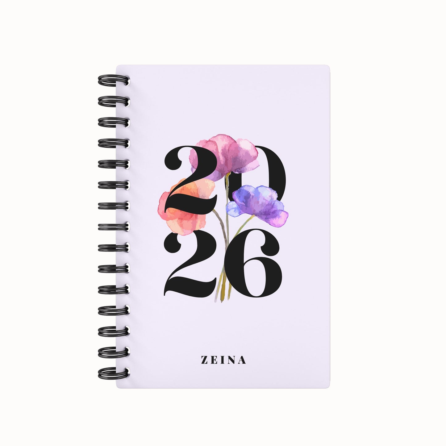 Blooming 2026 Desk Planner - Purple