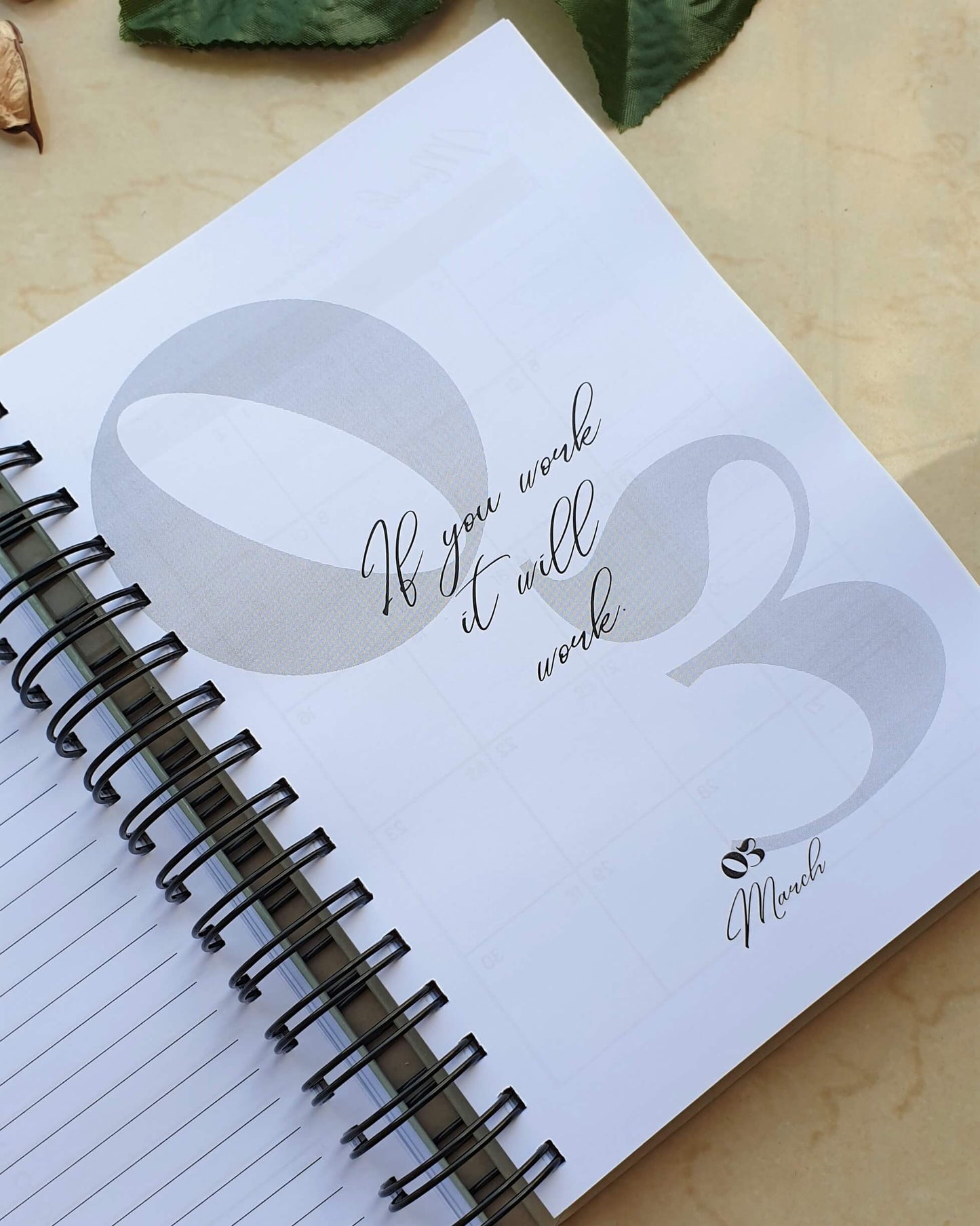 Flower Blossom 2024 Daily Planner