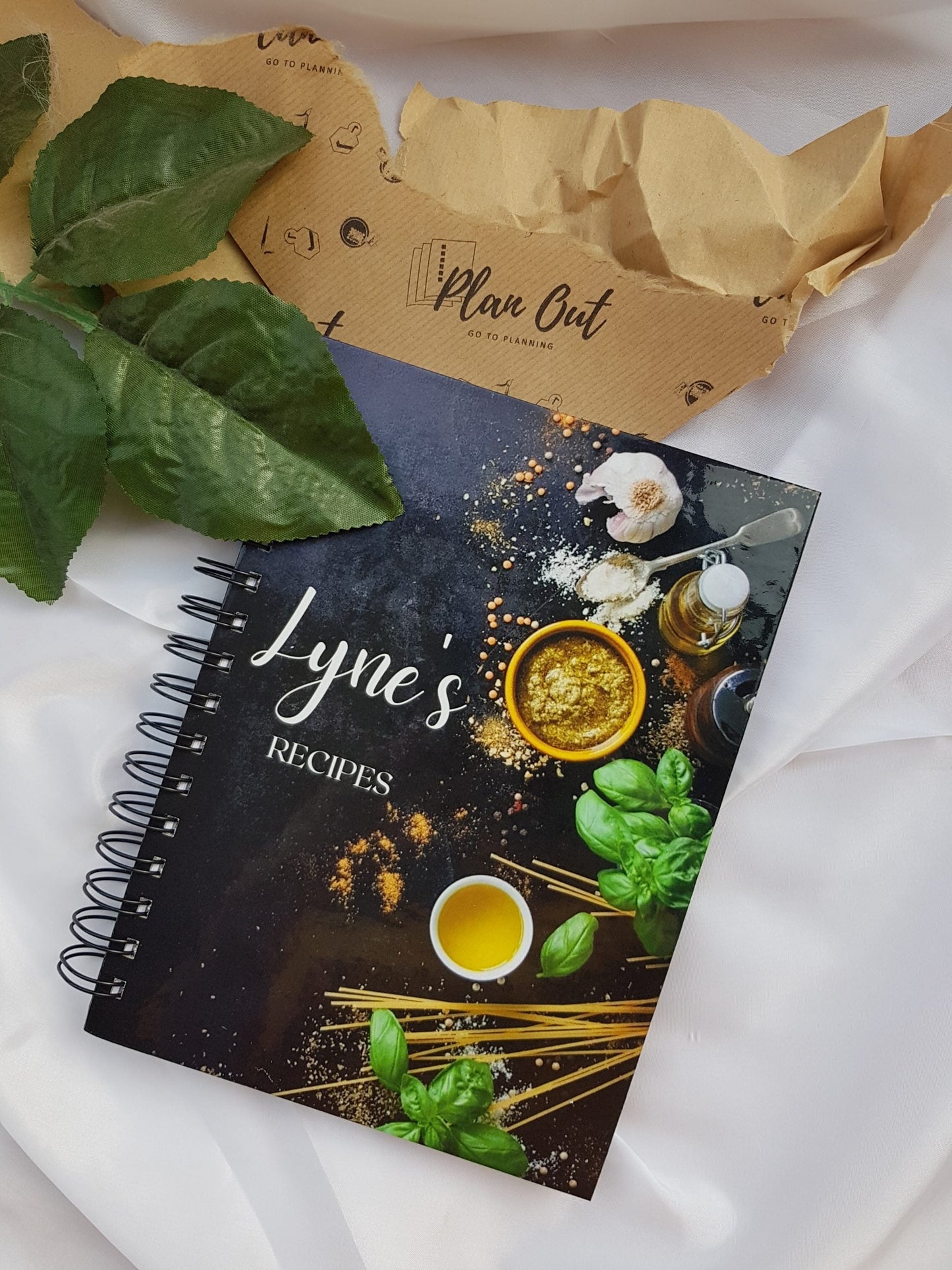 Abstract Delights Yellow Recipe Book - Arabic