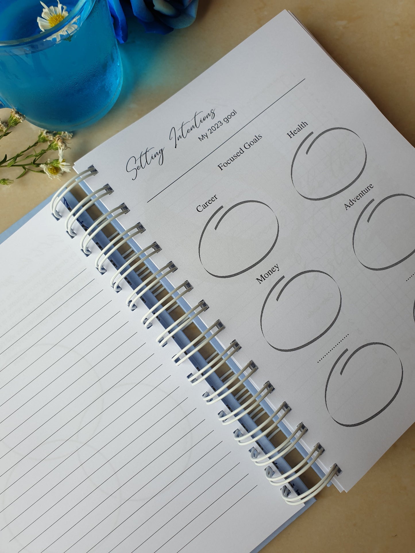 Blue Galaxy Name 2024 Daily Planner