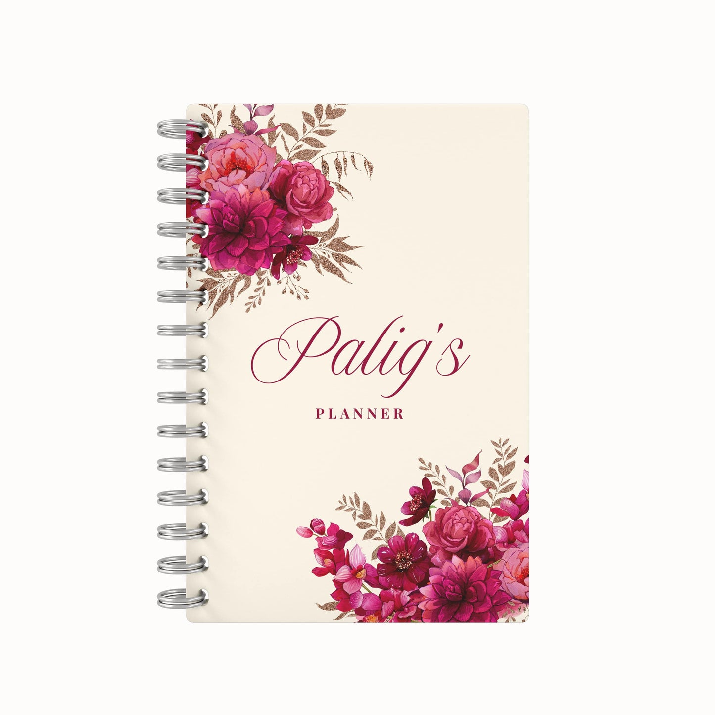 Bouquet 2026 Desk Planner - Fuchsia