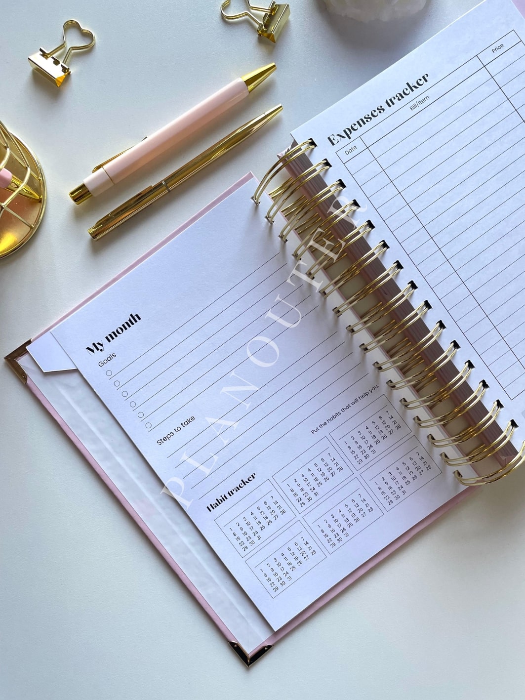 In Blue Space Quote 2026 Daily Planner