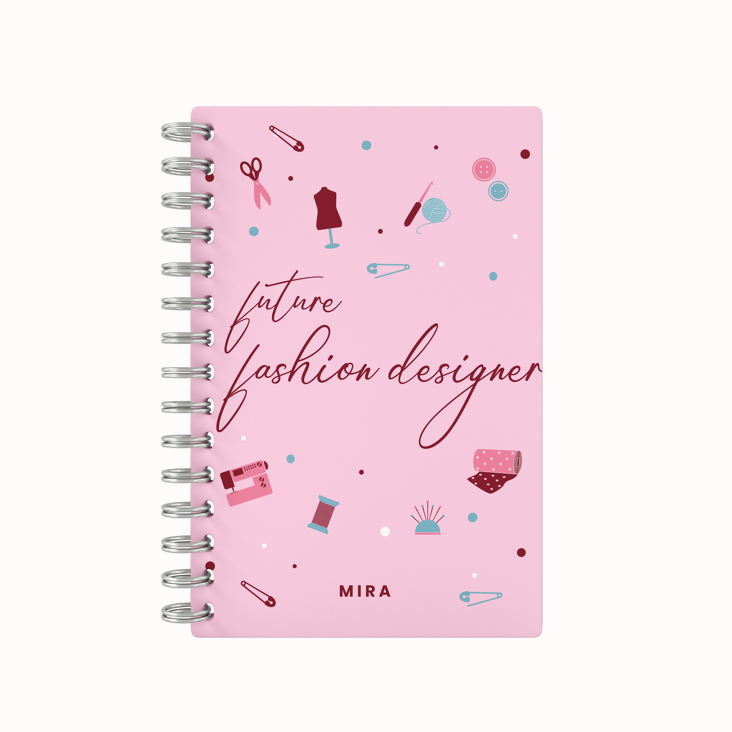 Future Fashion Designer Lined Notebook