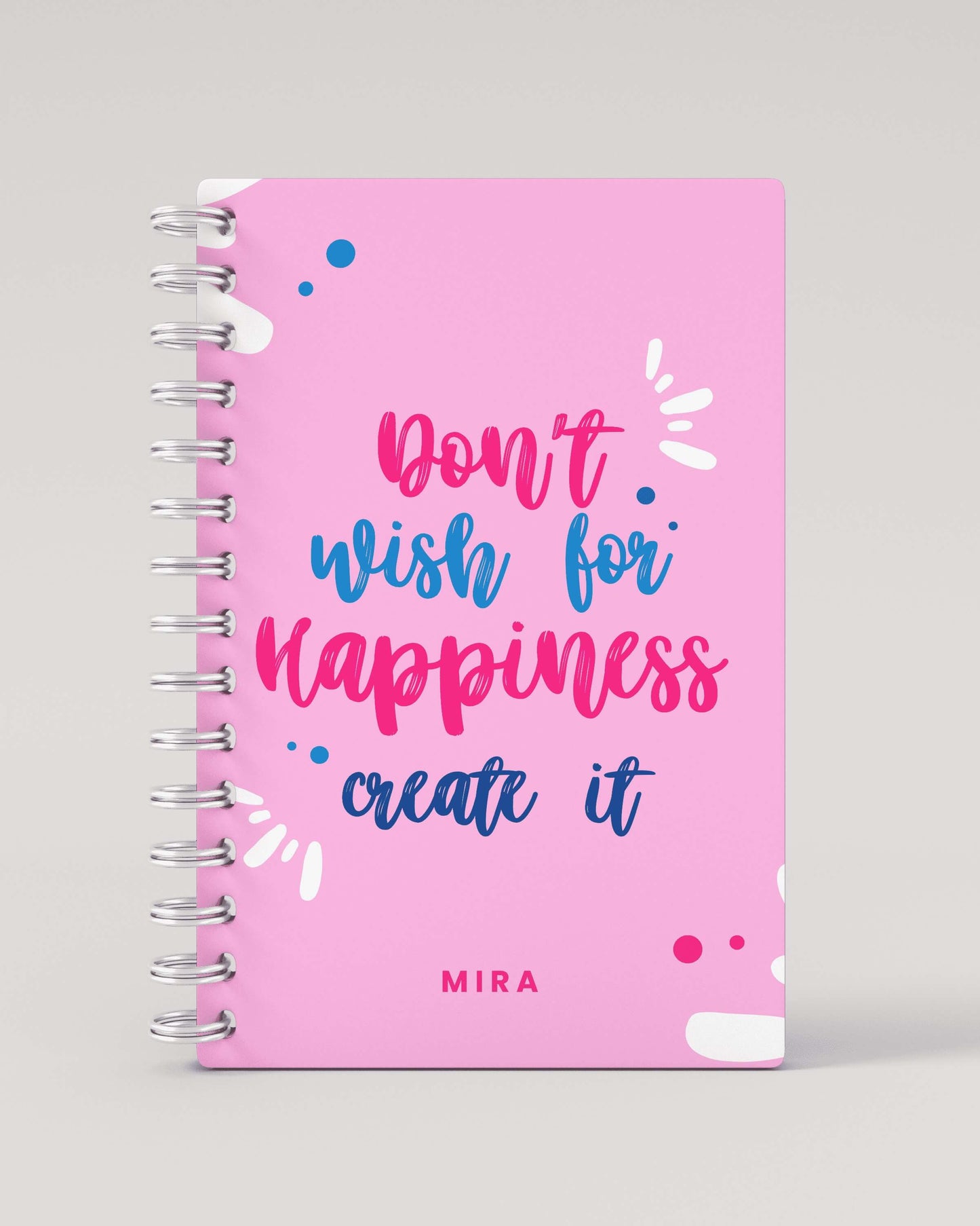 Create Happiness Lined Notebook
