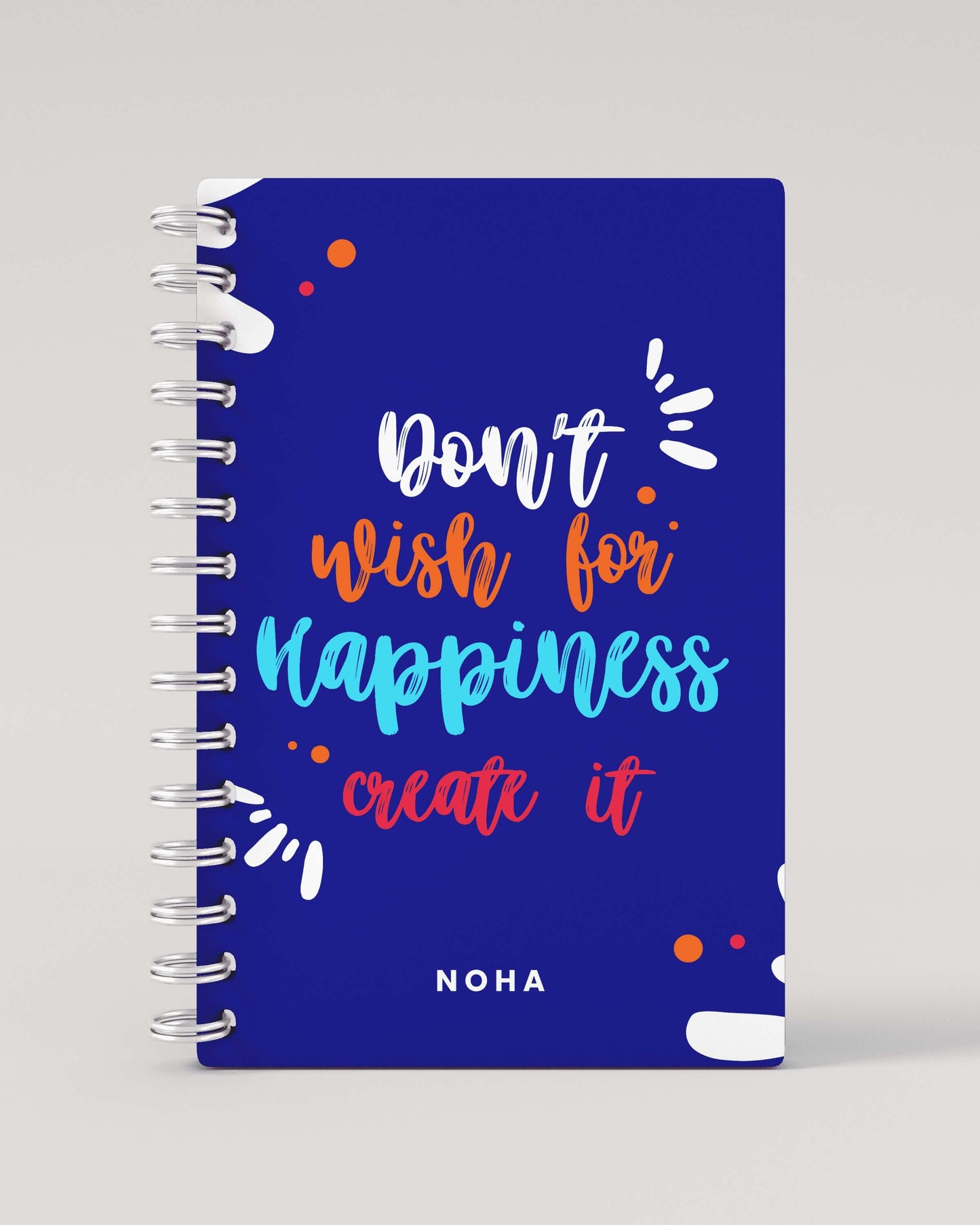 Create Happiness Lined Notebook
