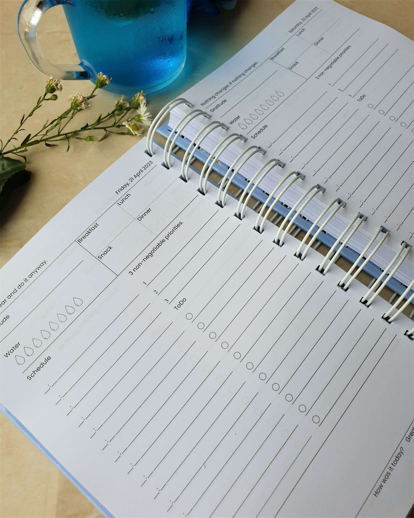 Flower Blossom 2024 Daily Planner
