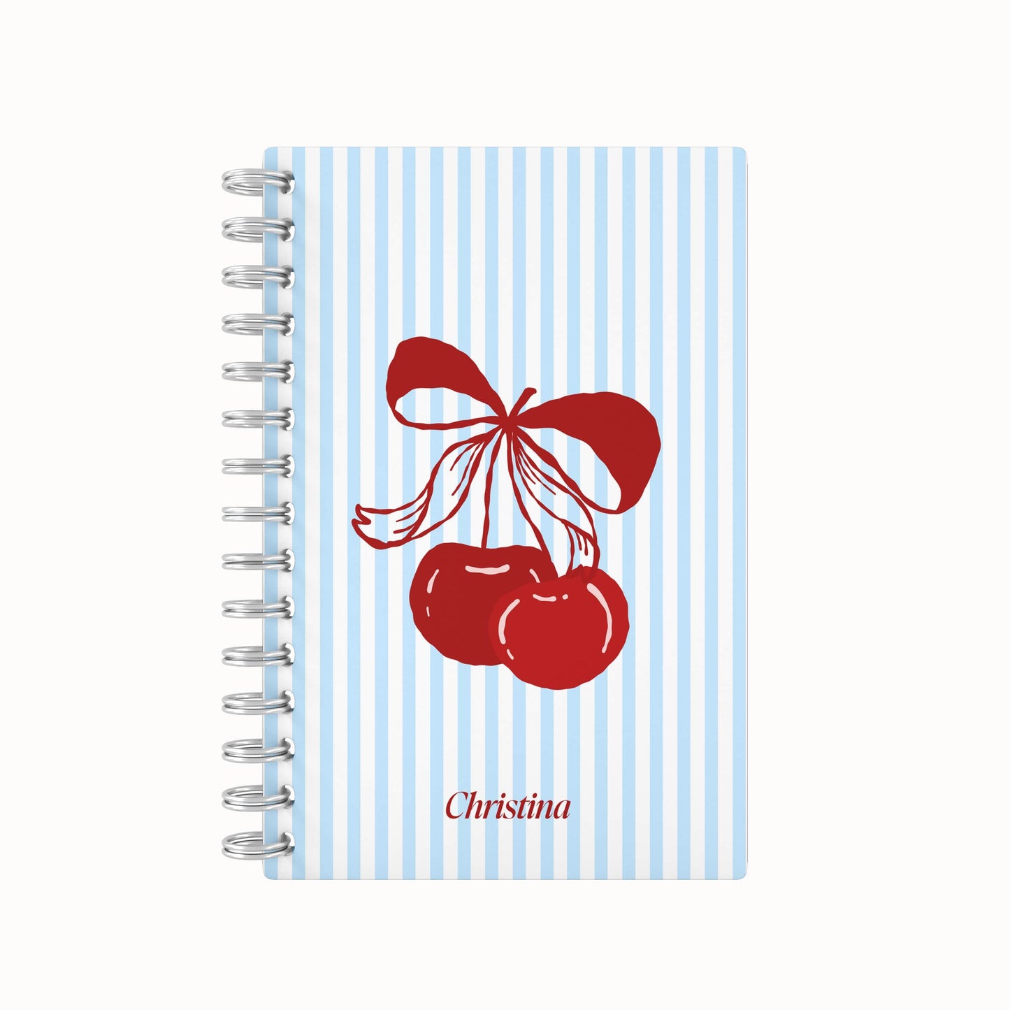 Cherry 2026 Desk Planner - Blue