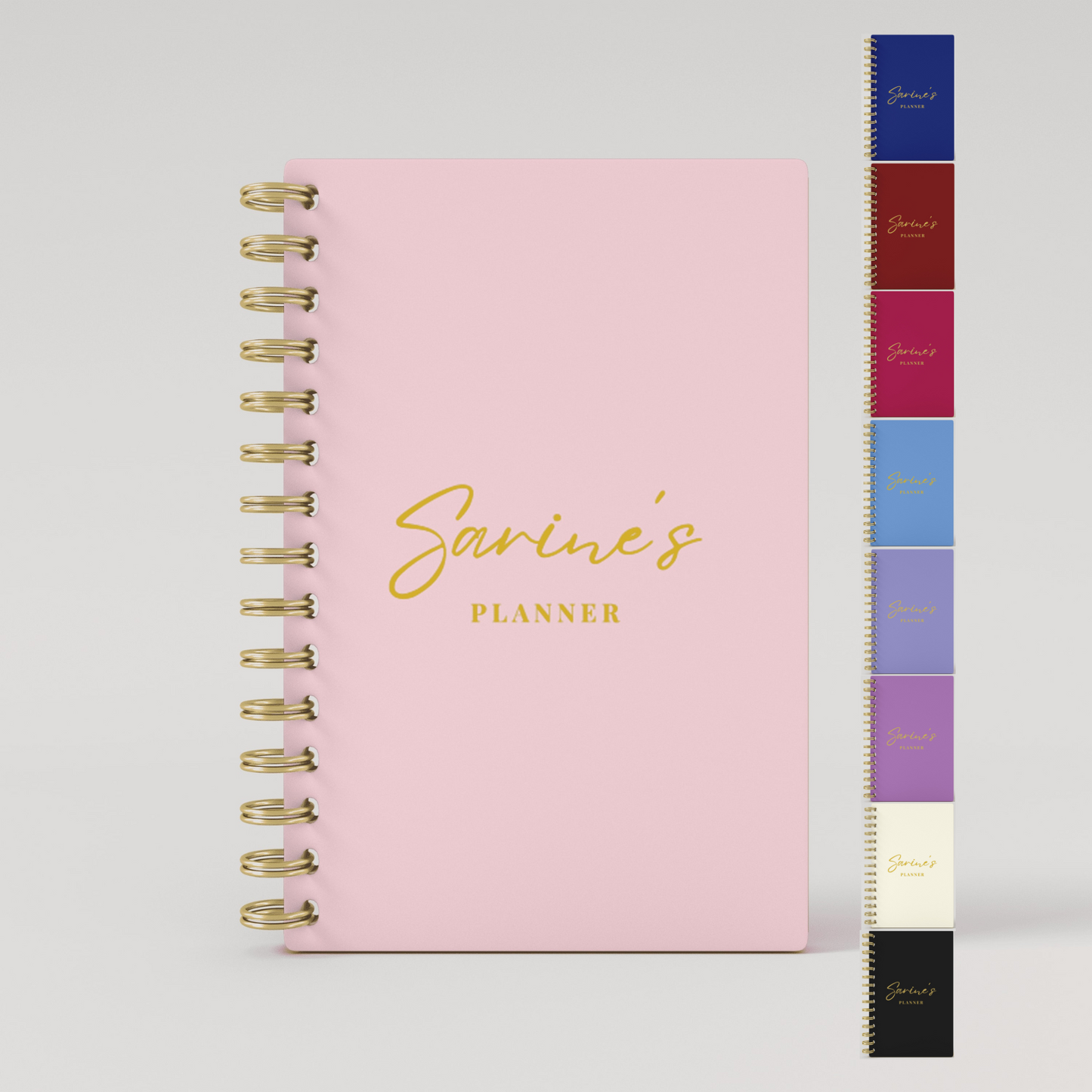 Name Solid Foil Lined Notebook