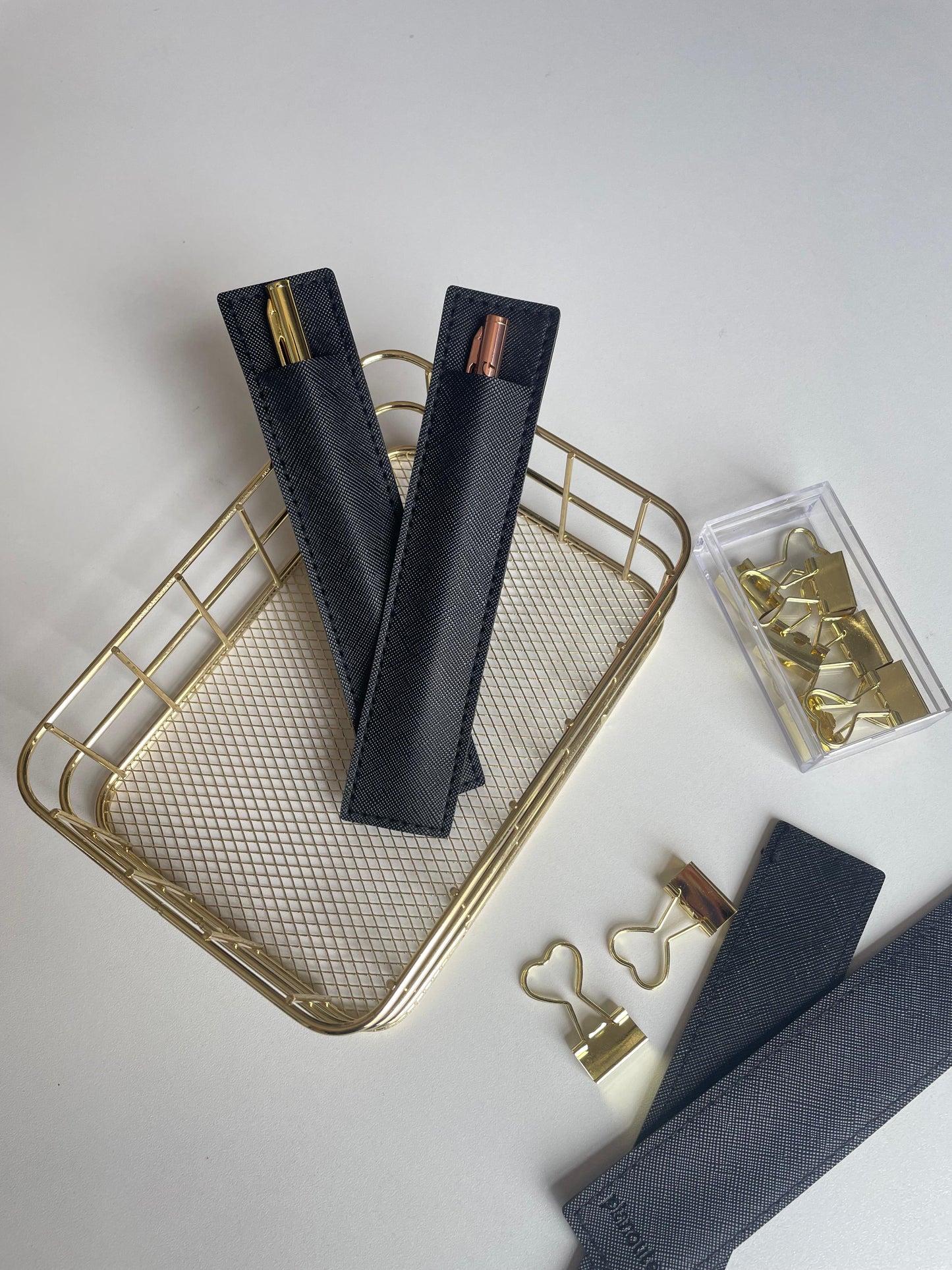 Engraved Pen & Leather Sleeve