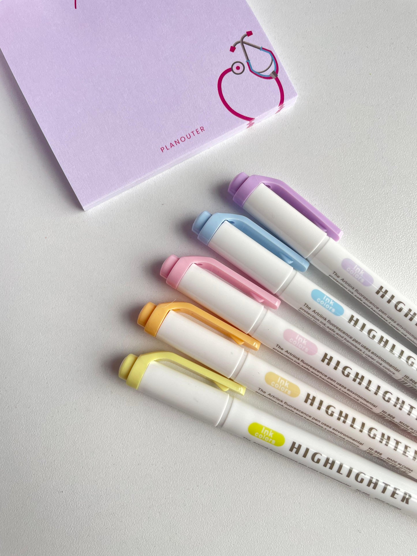 Pastel Highlighters Set