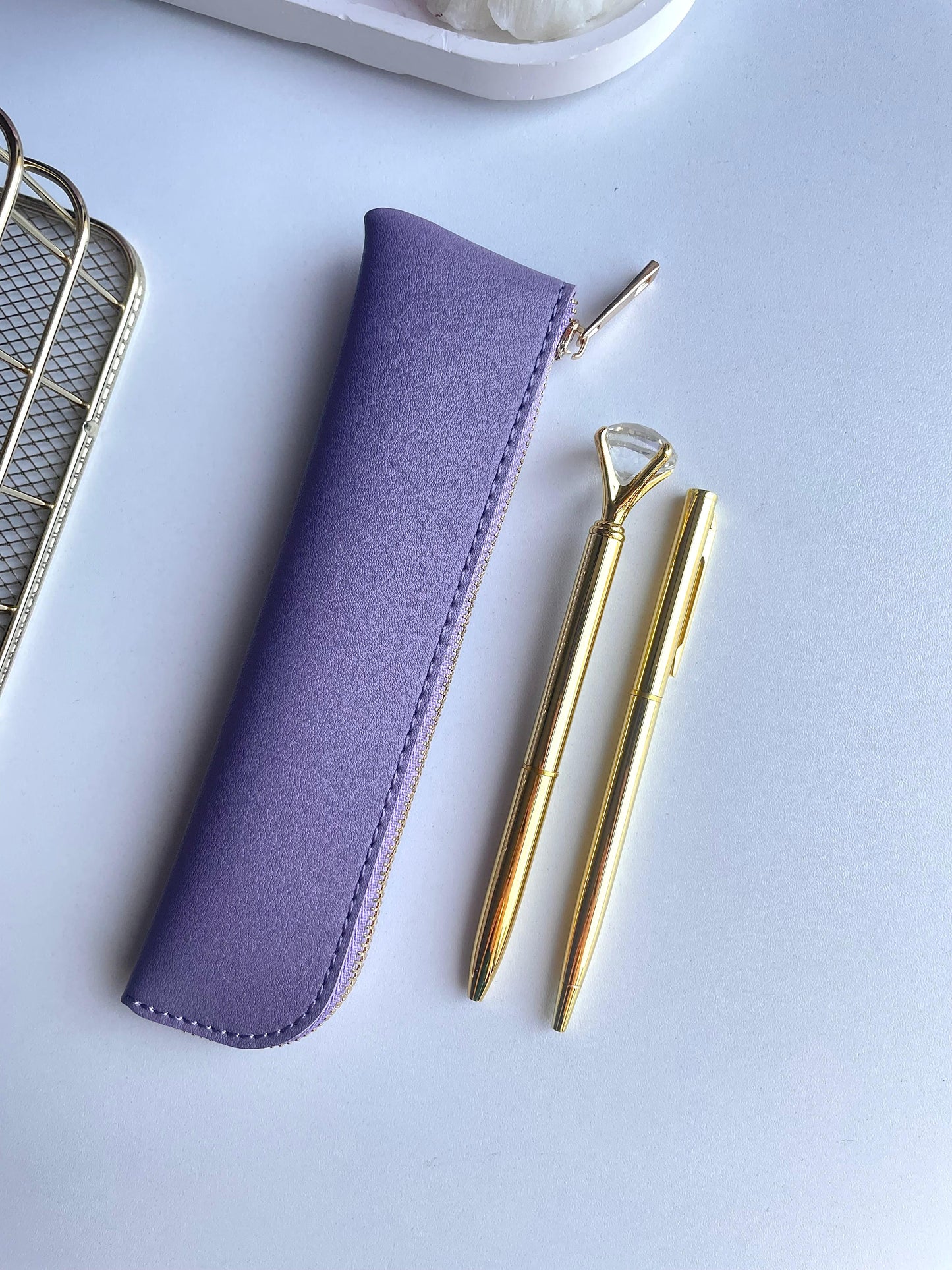 Vegan Leather Pouch - Pencil Case