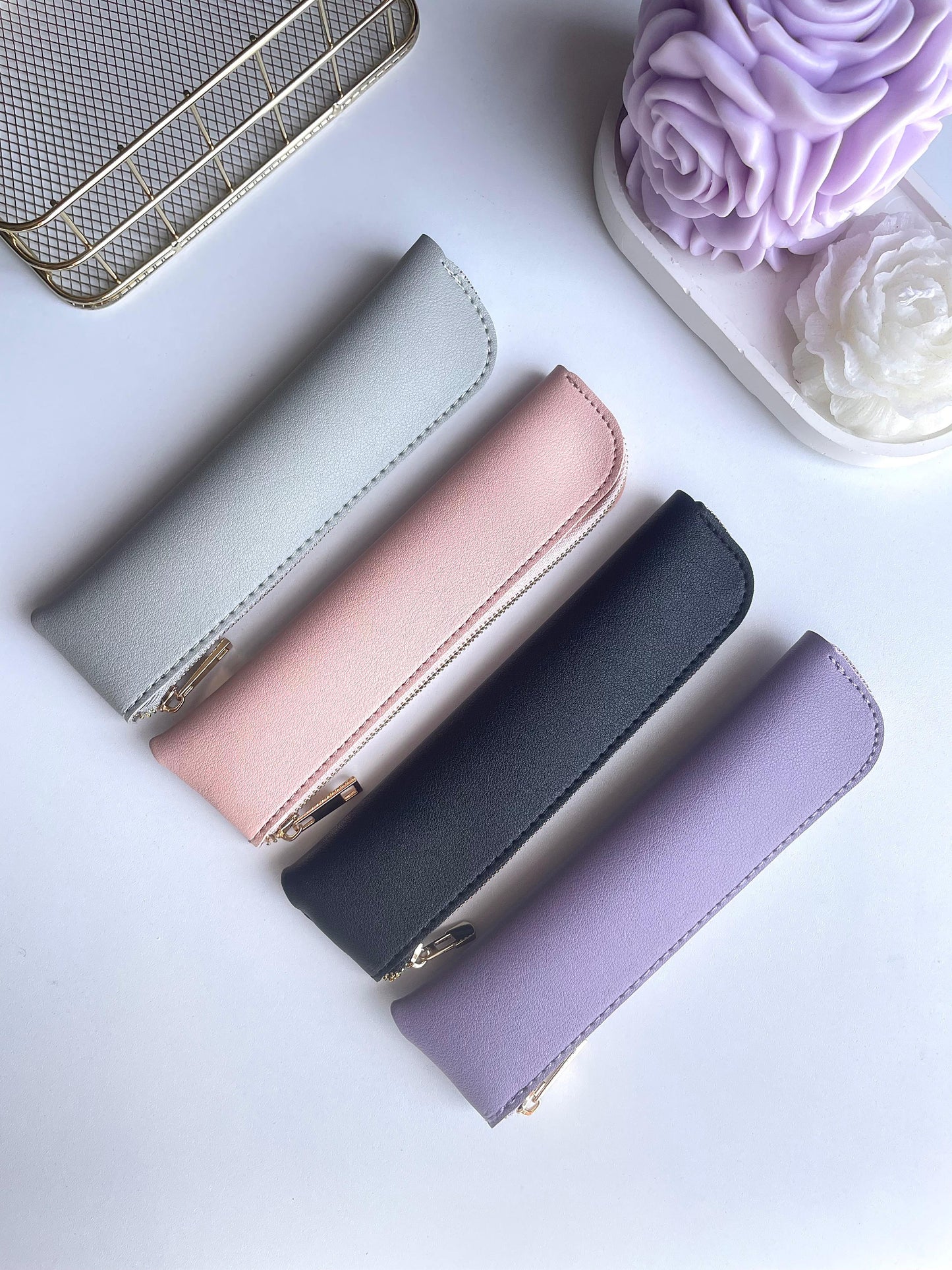 Vegan Leather Pouch - Pencil Case