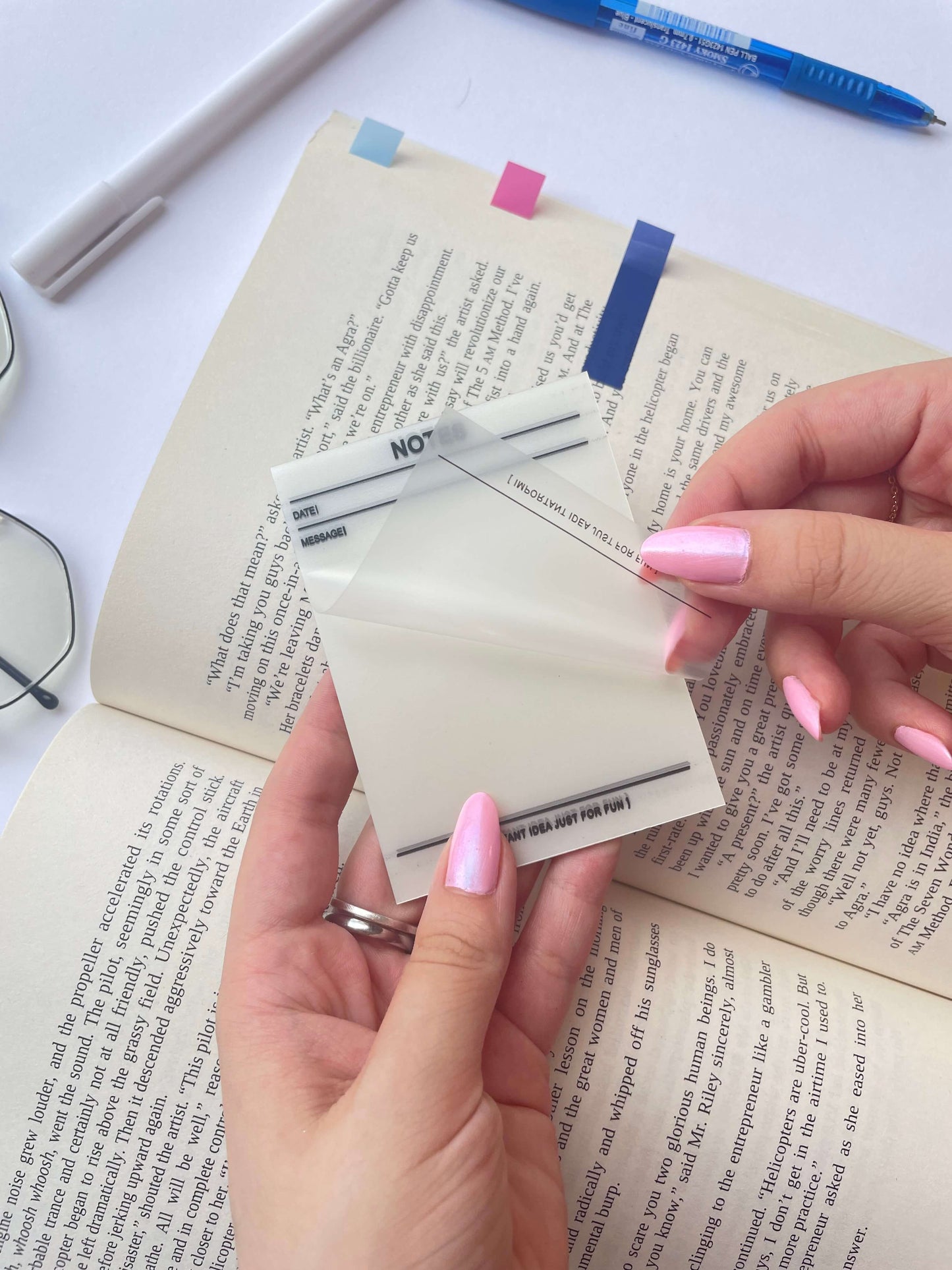 Transparent Sticky Note Template