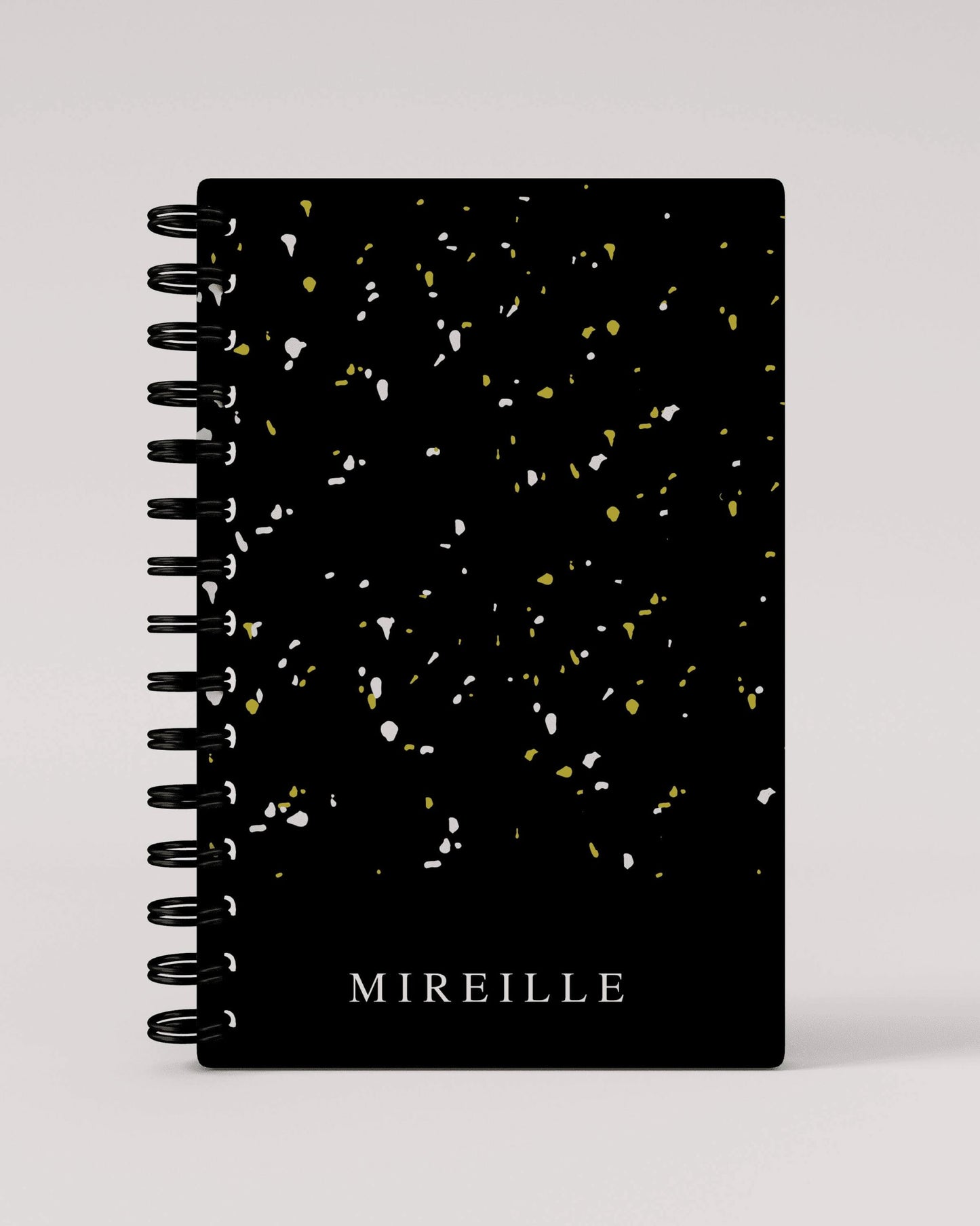 Black terrazzo 2025 Daily Planner
