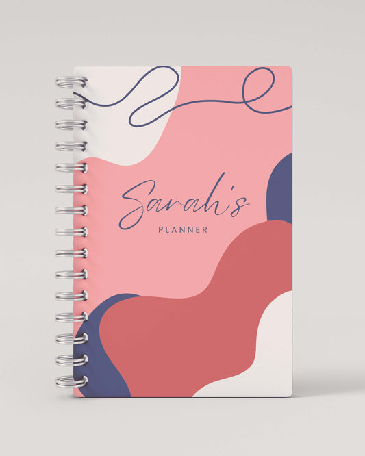 Messy Abstract Red 2025 Weekly Planner