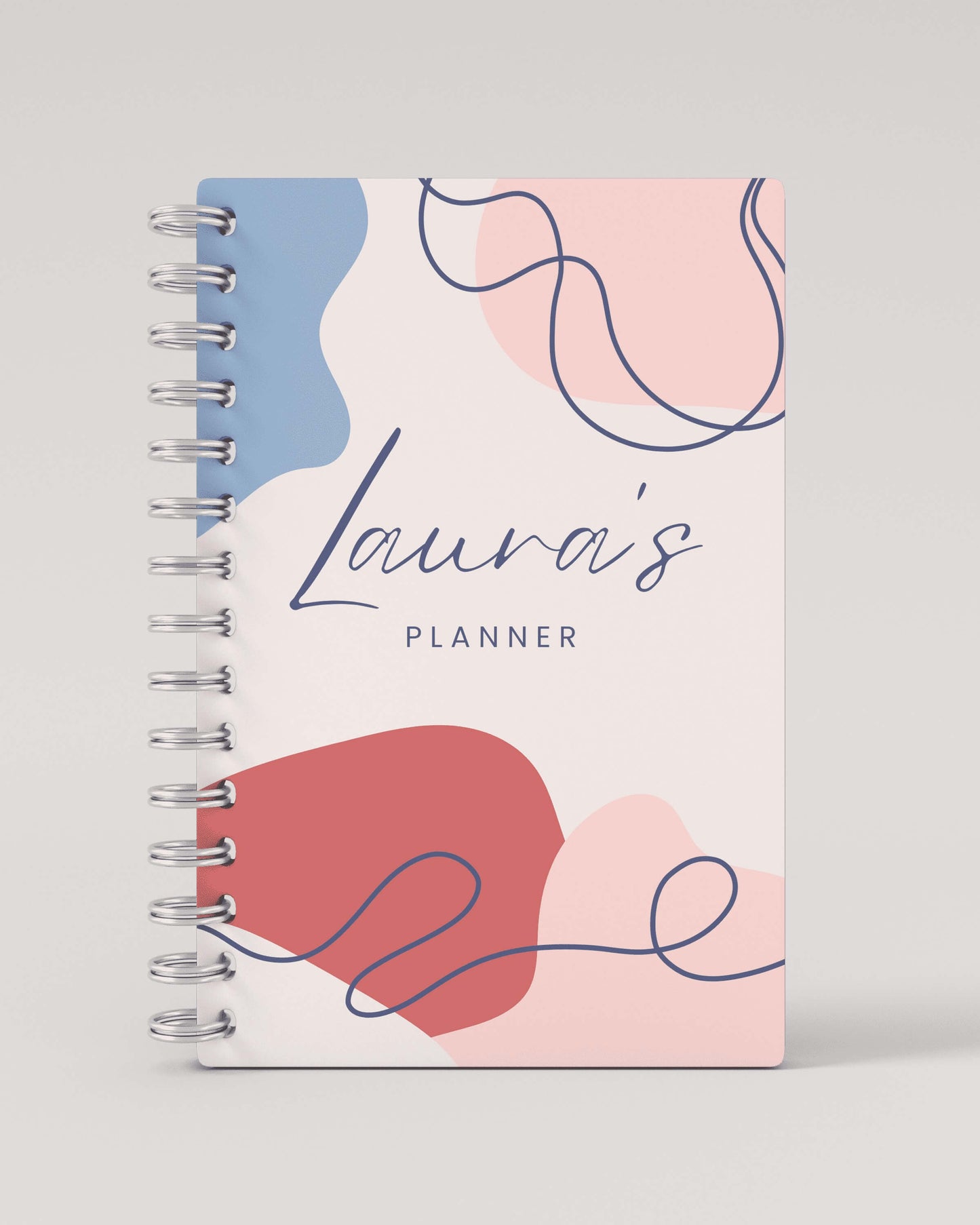 Messy Abstract Beige 2025 Weekly Planner