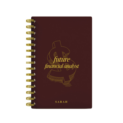 Future Financial Analyst - Foil Student Planner