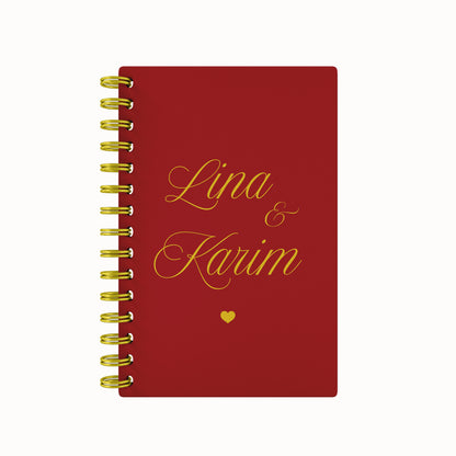 Names ScrapBook - Red