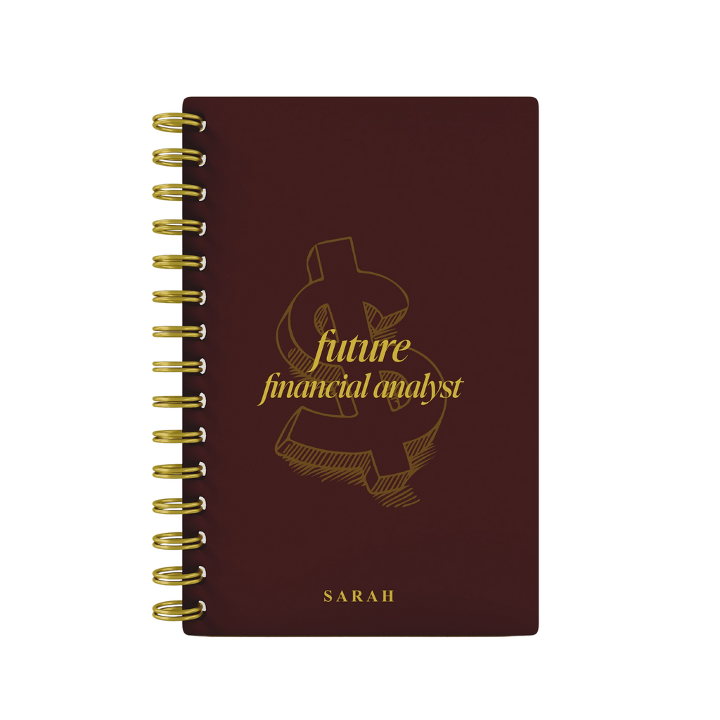Future Financial Analyst - Foil Lined Notebook