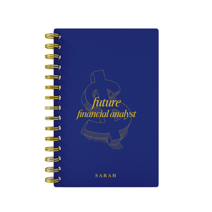 Future Financial Analyst - Foil Student Planner