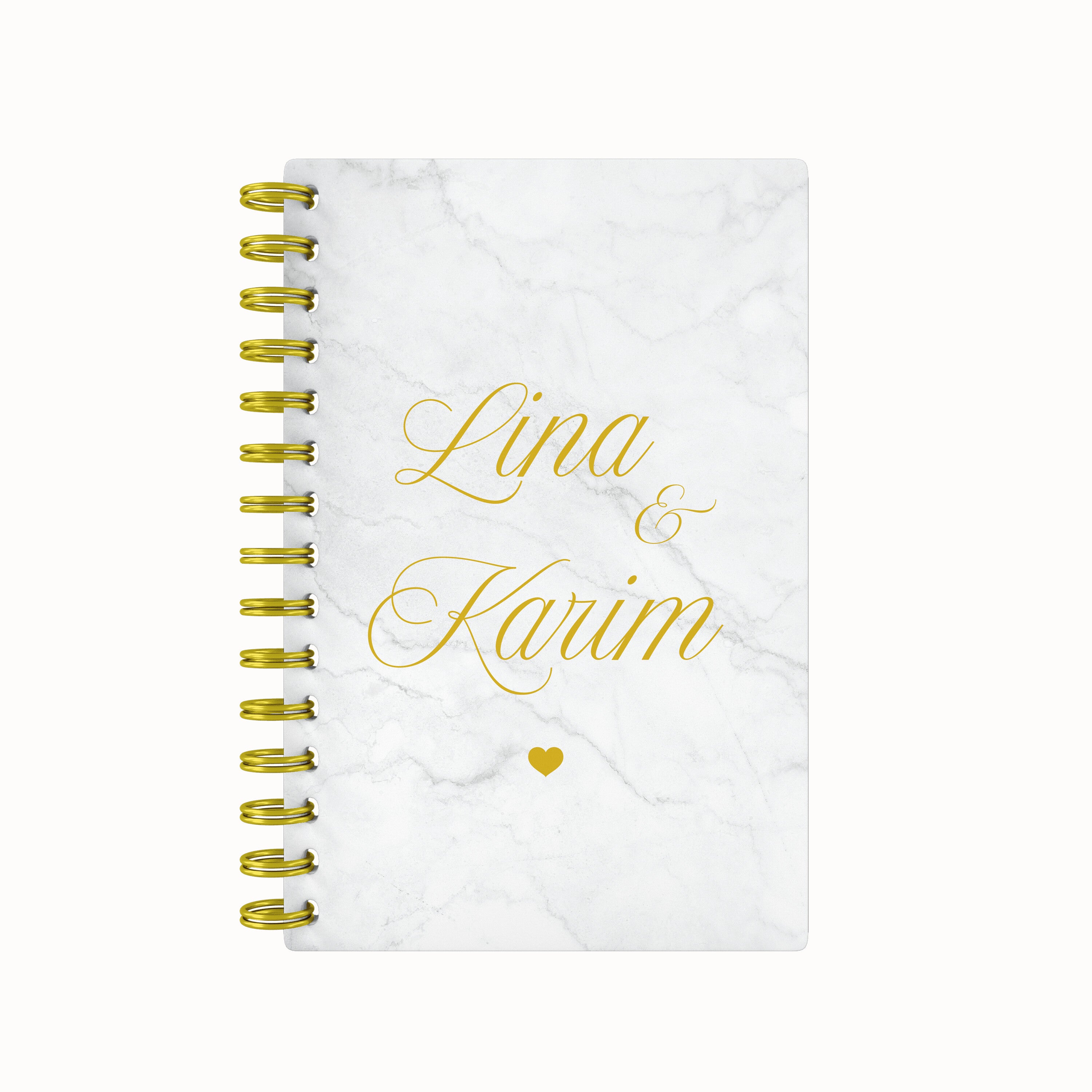 Names ScrapBook - White Marble
