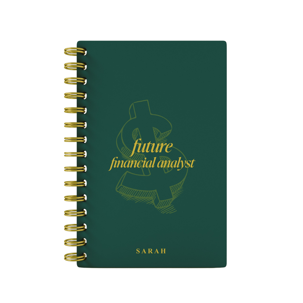 Future Financial Analyst - Foil Lined Notebook