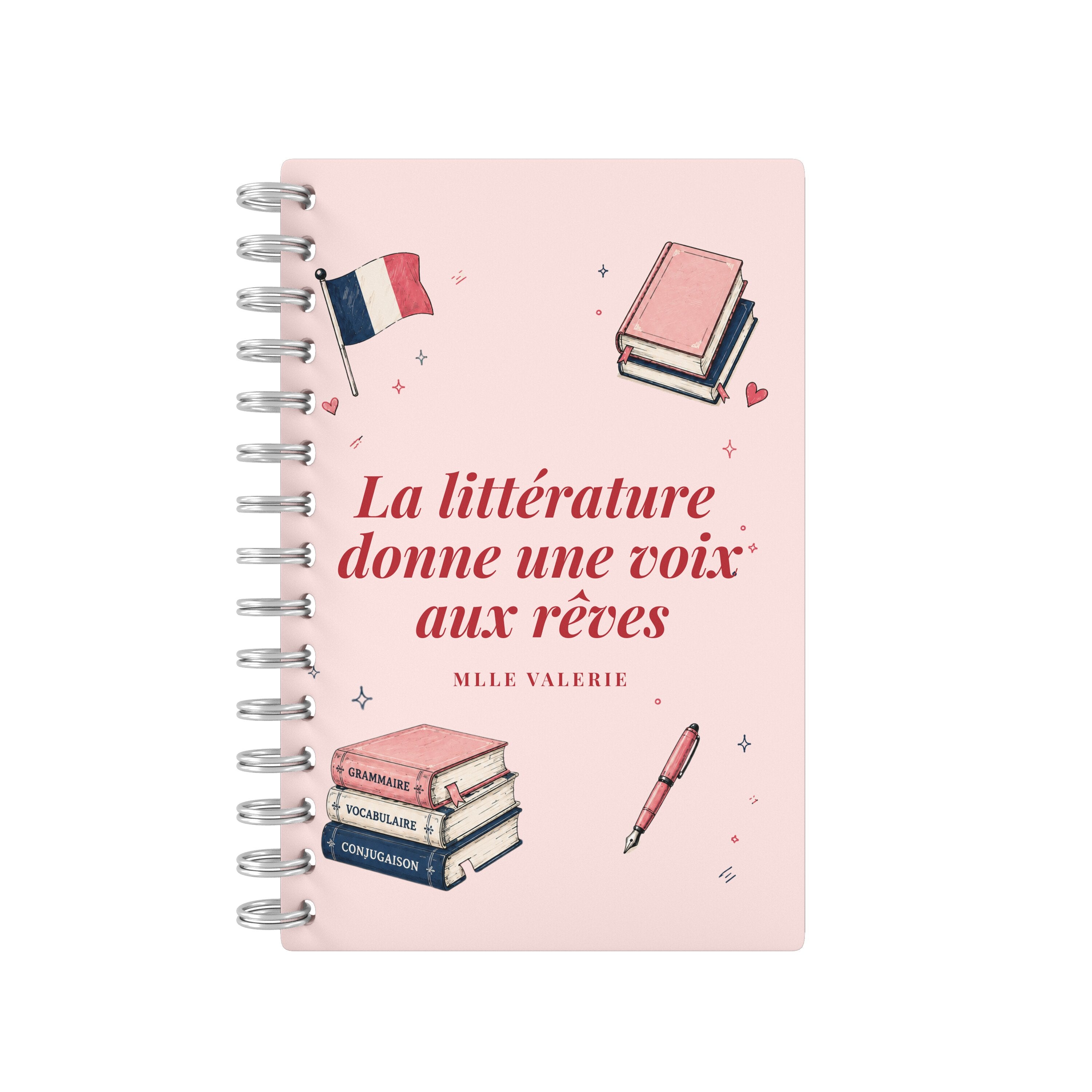 French Teacher Pink - Teacher Planner