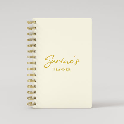 Name Solid Foil 2025 Weekly Planner