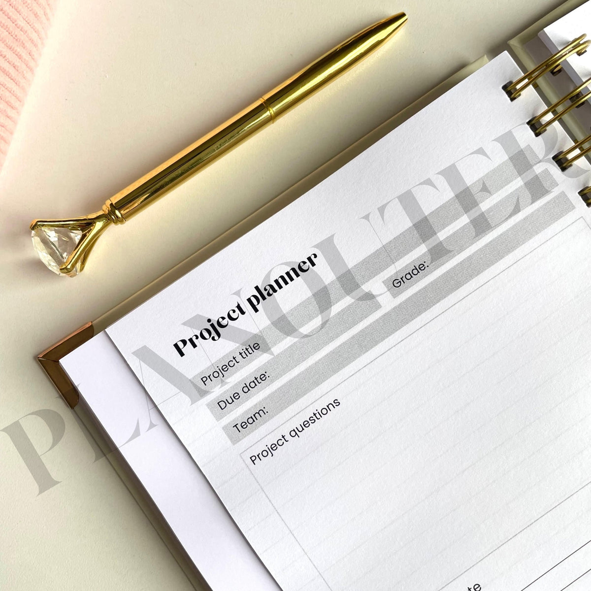 Any Name - Foil Student Planner