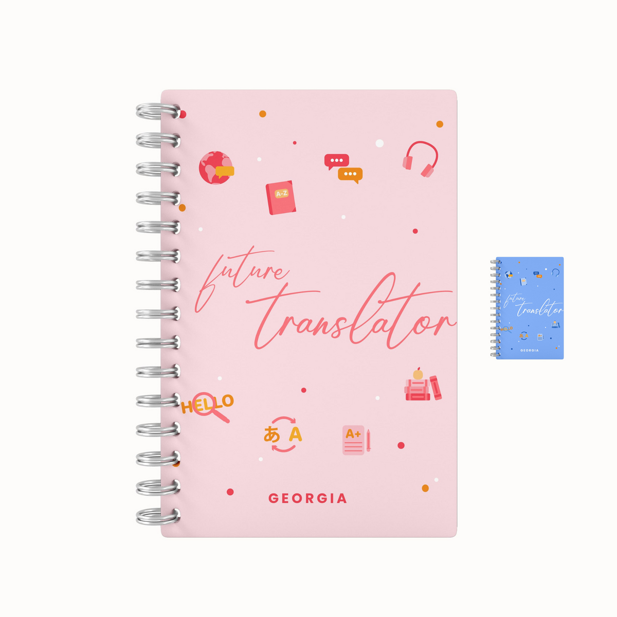 Future Translator Lined Notebook