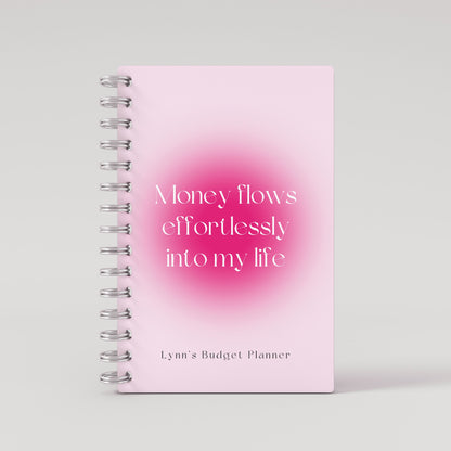 Money Flows Budget Planner - Pink