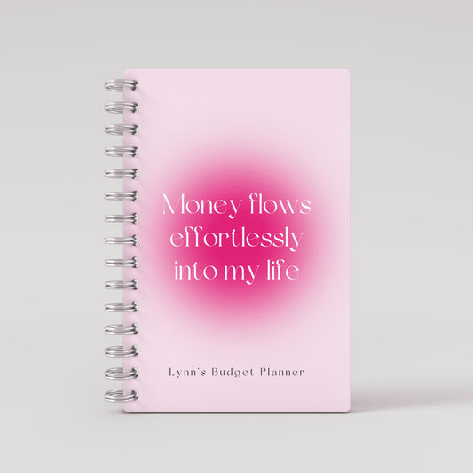 Money Flows Budget Planner - Pink