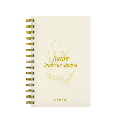 Future Financial Analyst - Foil Student Planner