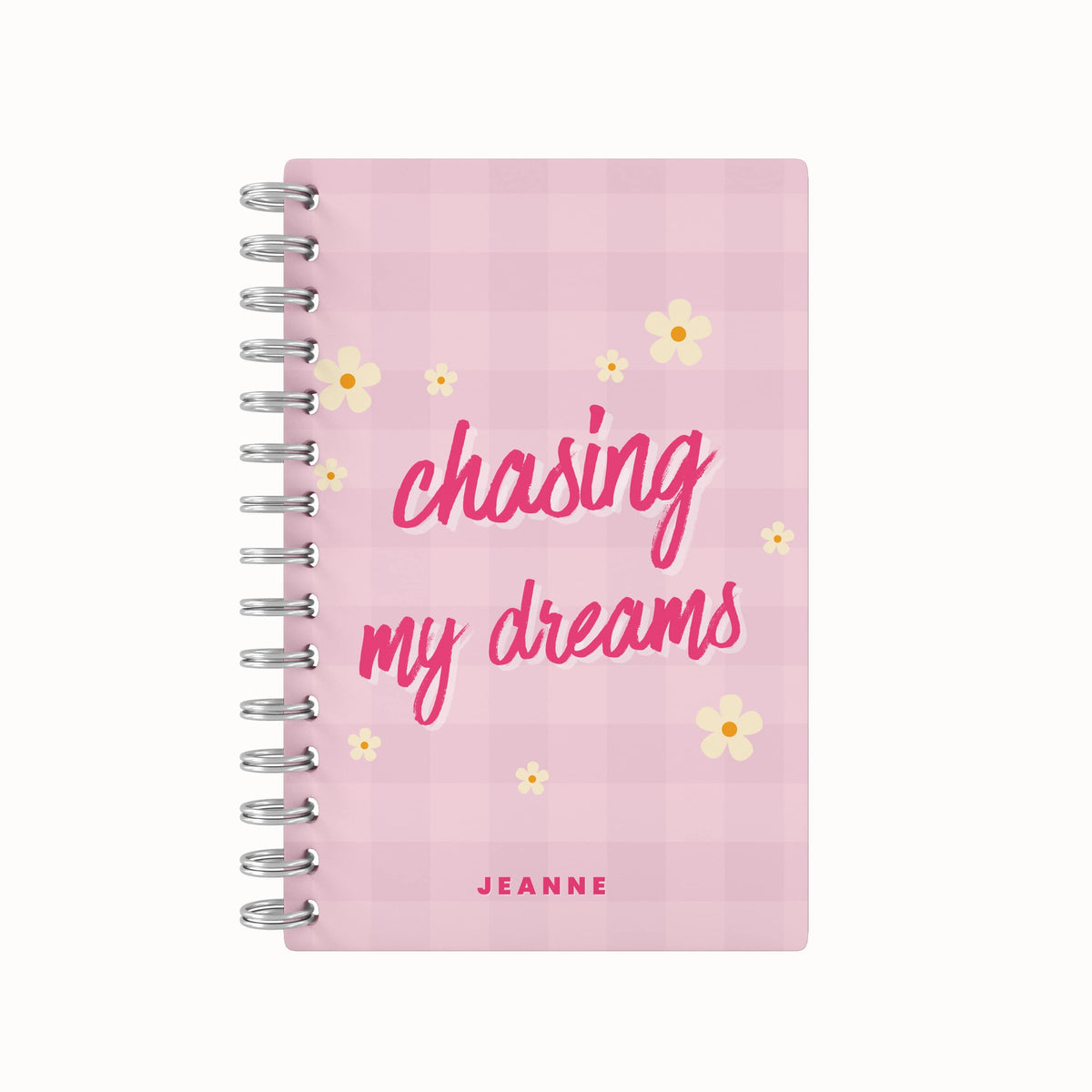 Chasing My Dreams Undated Daily Planner - Pink