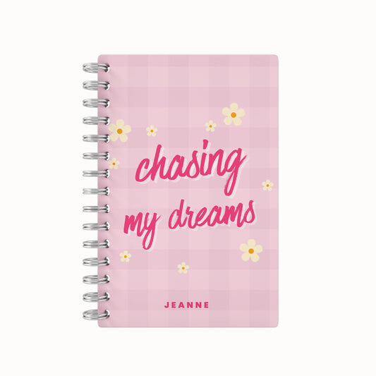 Chasing My Dreams 2026 Weekly Agenda - Pink
