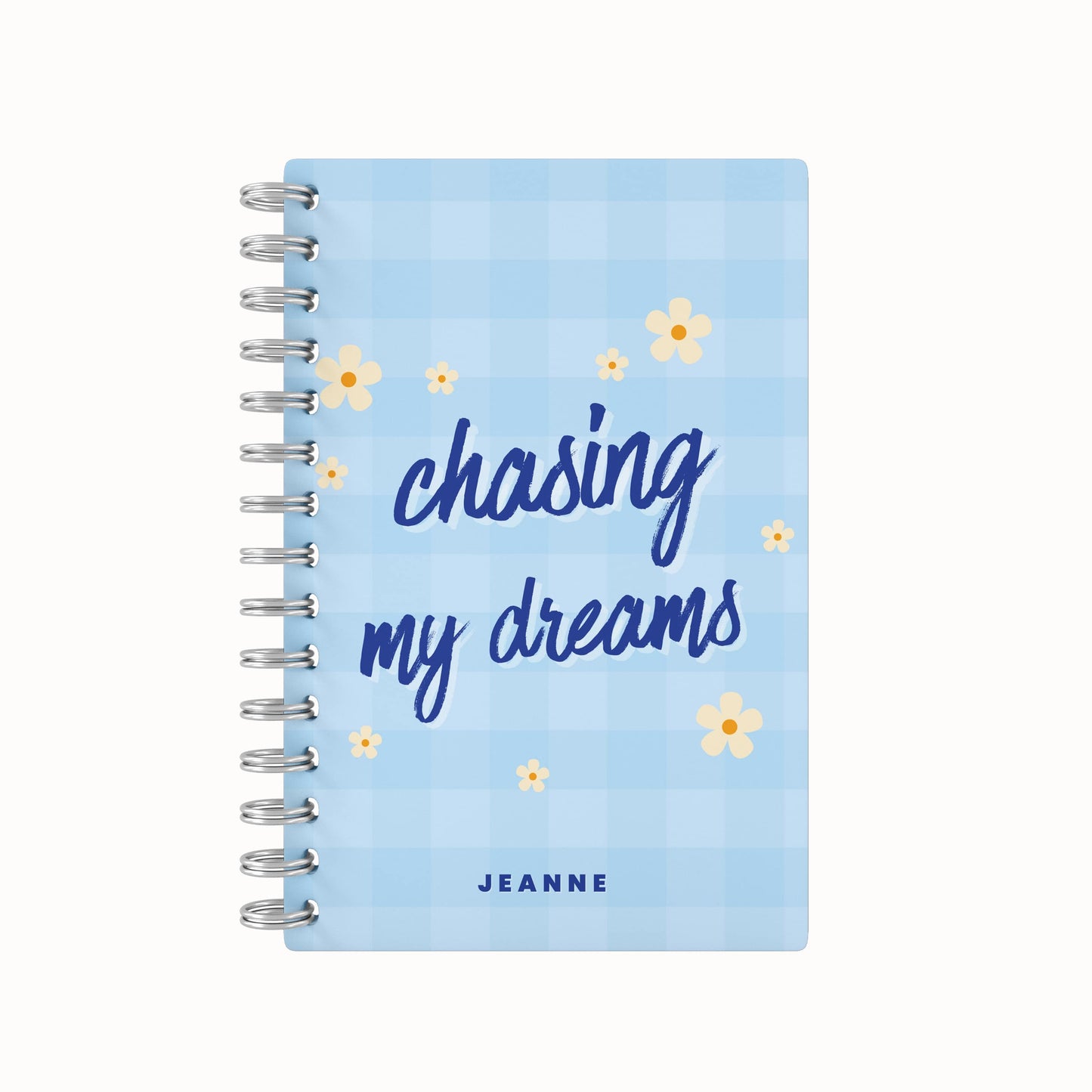 Chasing My Dreams Lined Notebook - Blue