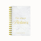 Our Story in Pictures ScrapBook - White Marble