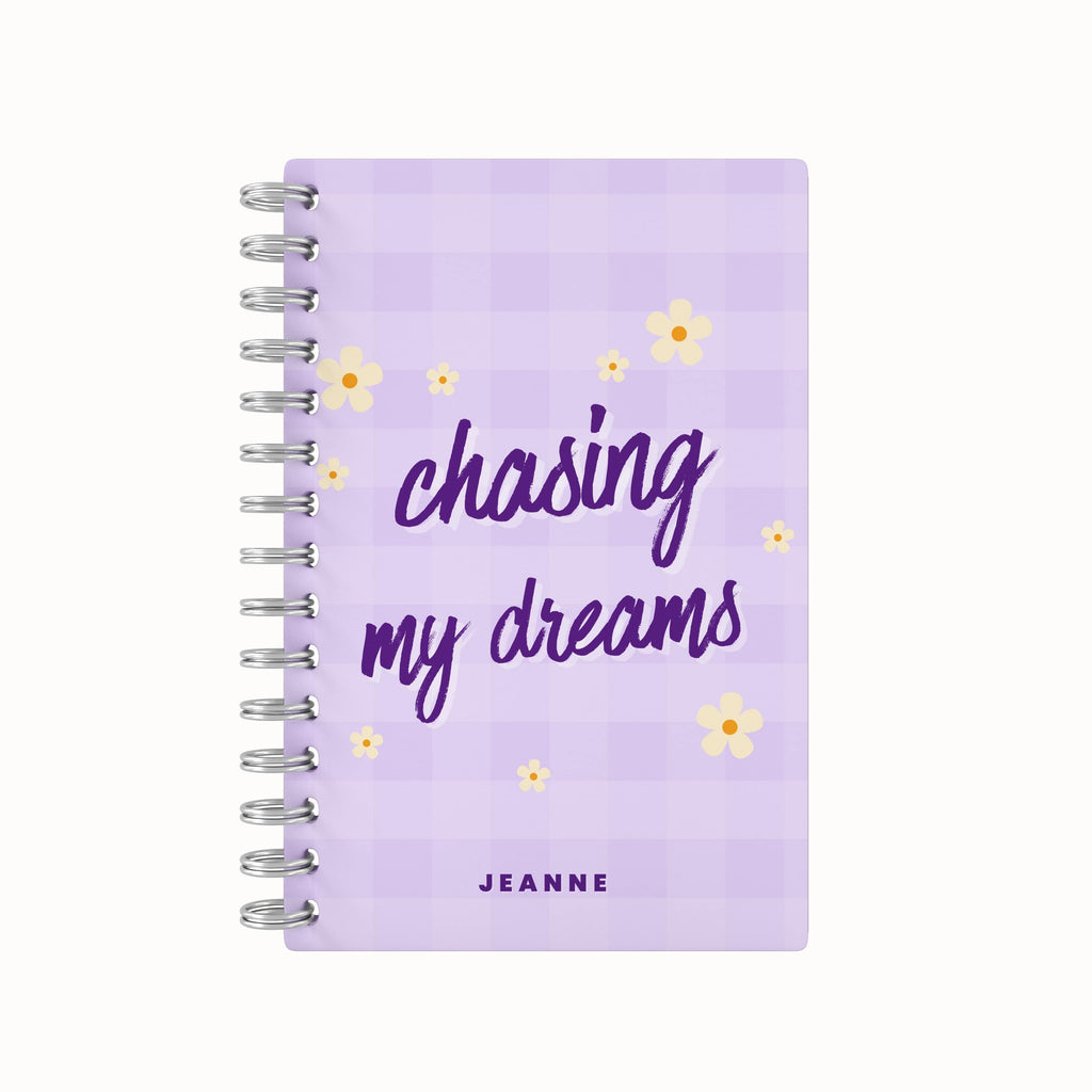 Chasing My Dreams 2026 Desk Planner - Purple