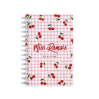 Cherries Checkered Pink - Teacher Planner