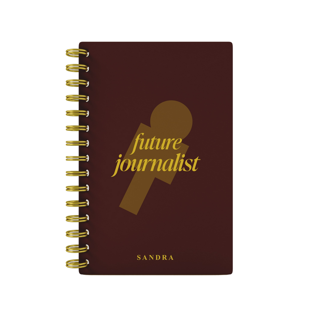 Future Journalist - Foil Lined Notebook
