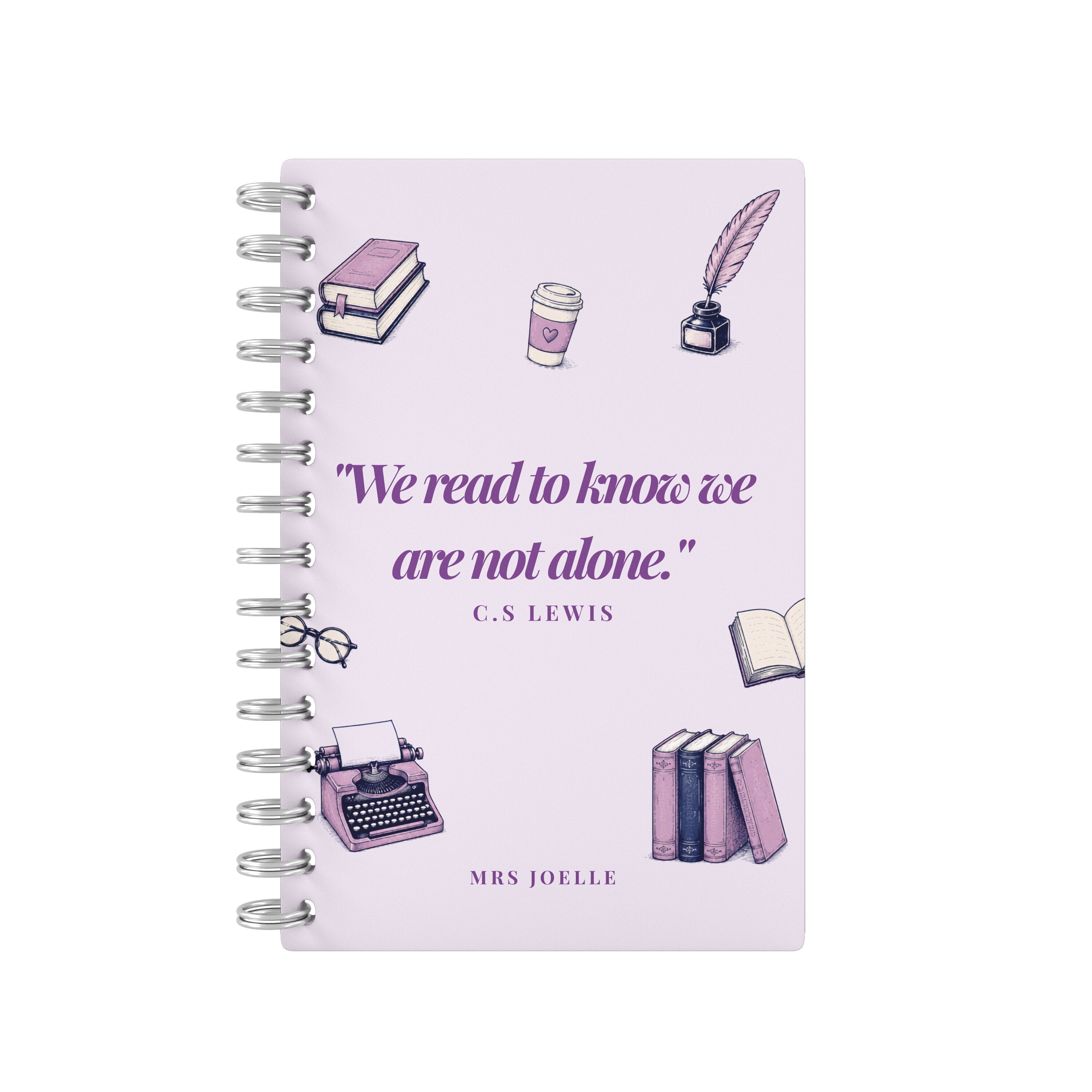 English Teacher Purple - Teacher Planner