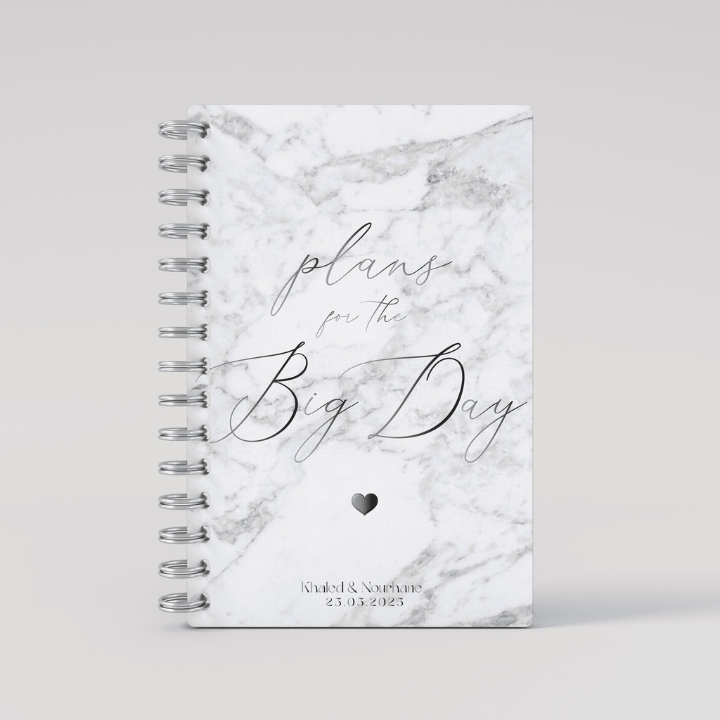 Plans for the Big Day - Silver Foil Wedding Planner